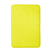 Neon Yellow Solid Color Badematte (Vorderseite Vertikal)
