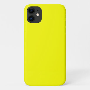 Neon Yellow Solid Color Case-Mate iPhone Hülle