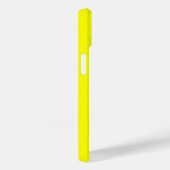 Neon Yellow Solid Color Case-Mate iPhone Hülle (Rückseite / Rechts)