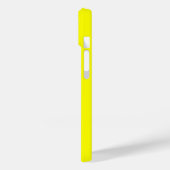 Neon Yellow Solid Color Case-Mate iPhone Hülle (Rückseite / Links)