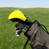 Neon Yellow Solid Color | Classic Golf Headcover (In SItu)