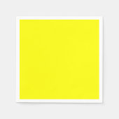 Neon Yellow Solid Color | Classic Serviette (Vorderseite)