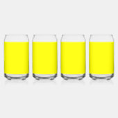 Neon Yellow Solid Color Dosenglas (Links)