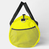 Neon Yellow Solid Color Duffle Bag (Rechts)