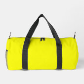 Neon Yellow Solid Color Duffle Bag (Rückseite)