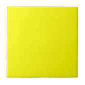 Neon Yellow Solid Color Fliese (Vorderseite)