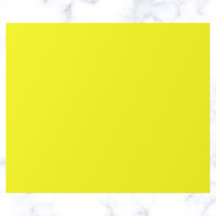 Neon Yellow Solid Color Geschenkpapier