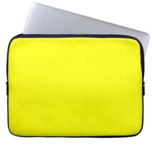 Neon Yellow Solid Color Laptopschutzhülle