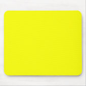 Neon Yellow Solid Color Mousepad (Vorne)
