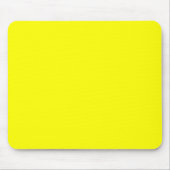 Neon Yellow Solid Color Mousepad (Vorne)