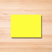 Neon Yellow Solid Color Post-it Klebezettel