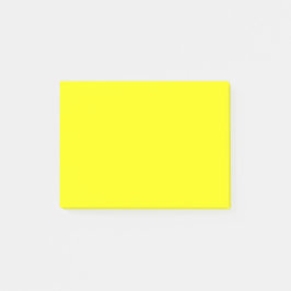 Neon Yellow Solid Color Post-it Klebezettel