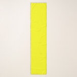 Neon Yellow Solid Color Schal<br><div class="desc">Neongelbe, solide Farbe Moderne Farbe.</div>