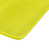 Neon Yellow Solid Color Schneidebrett (Ecke)