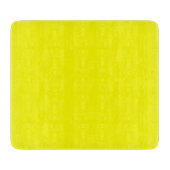 Neon Yellow Solid Color Schneidebrett (Vorderseite)
