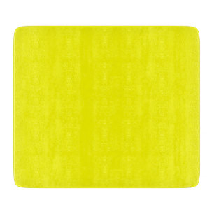 Neon Yellow Solid Color Schneidebrett