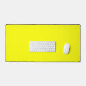 Neon Yellow Solid Color Schreibtischunterlage (Tastatur & Maus)