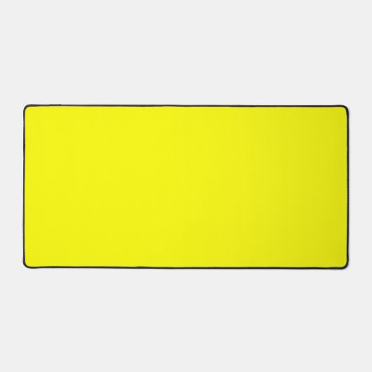 Neon Yellow Solid Color Schreibtischunterlage (Vorderseite)