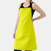 Neon Yellow Solid Color Schürze (InSitu)