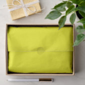 Neon Yellow Solid Color Seidenpapier (Geschenk)