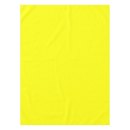 Neon Yellow Solid Color Tischdecke (Vorderseite)