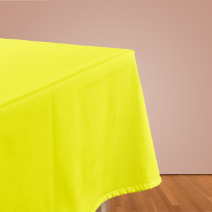 Neon Yellow Solid Color Tischdecke