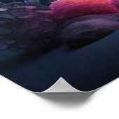 Neon Yin Yang Surreal Fantasy 1 Poster (Ecke)