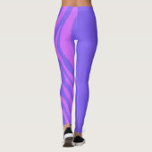 Neon-Zebra-Muster-Mode-Leggings Leggings (Rückseite)