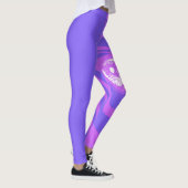 Neon-Zebra-Muster-Mode-Leggings Leggings (Rechts)