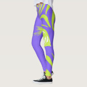 Neon-Zebra-Muster-Modell-Leggings Leggings (Links)