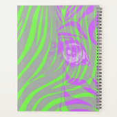 Neon-Zebra-Muster-Terminplaner-Organizer Planer (Rückseite)