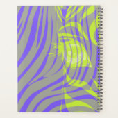 Neon-Zebra-Muster-Terminplaner-Organizer Planer (Rückseite)