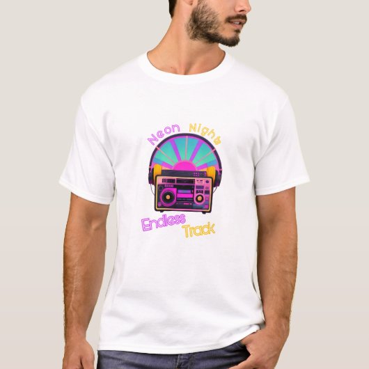 Neonächte Endlos Track T-Shirt (Vorderseite)