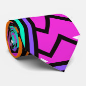 neonale abstrakte Krawatte (Gerollt)