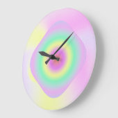 neonale abstrakte Trippuhr Große Wanduhr (Winkel)