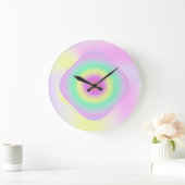 neonale abstrakte Trippuhr Große Wanduhr (Zuhause)