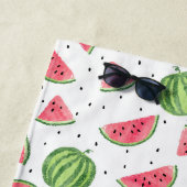 NeonAquarell-Wassermelone-Muster Strandtuch (Beispiel)