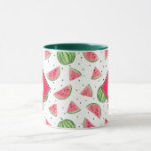 NeonAquarell-Wassermelone-Muster Tasse (Zentrum)