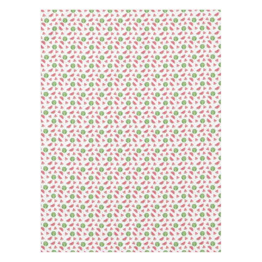 NeonAquarell-Wassermelone-Muster Tischdecke (Vorderseite)