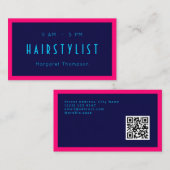 Neonart farbige Abdeckung Visitenkarte (Vorne/Hinten)