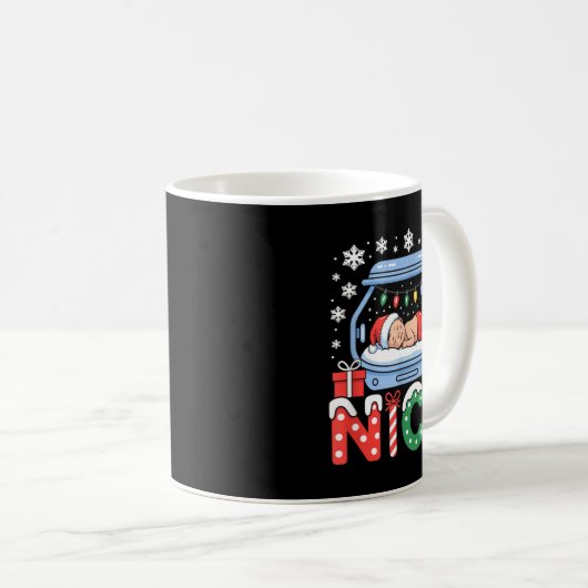 Neonatal Intensive Care Unit Xmas Funny Nicu Nurse Kaffeetasse (VorderseiteRechts)