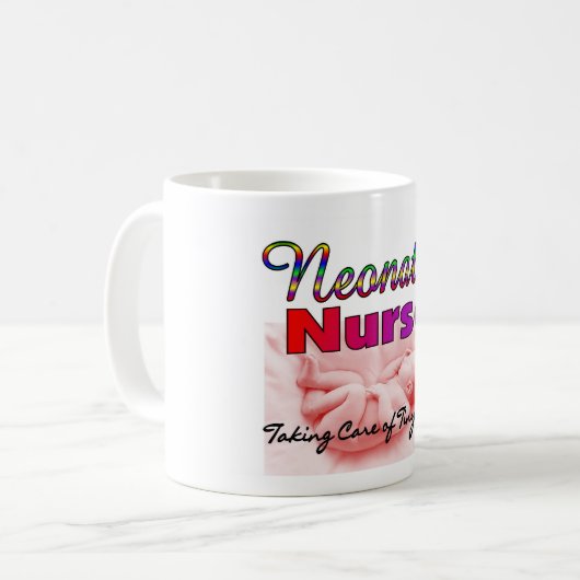 Neonatal/NICU Krankenschwester-Geschenke Kaffeetasse (Vorderseite Links)
