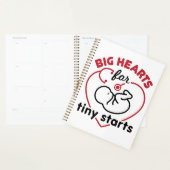 Neonatal NICU Nurse Big Hearts für Tiny Starts Planer (Anzeige)