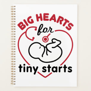 Neonatal NICU Nurse Big Hearts für Tiny Starts Planer