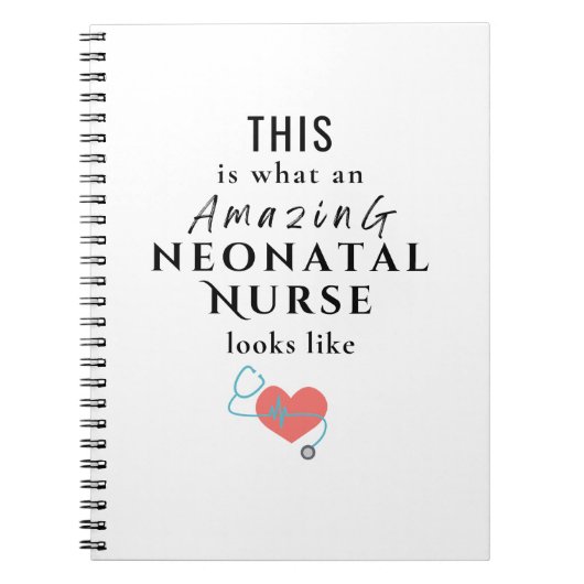 Neonatal Nurse Notizblock (Vorderseite)
