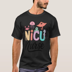Neonatalschwester NICU Krankenhaus Pflege Süße Mee T-Shirt