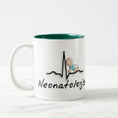 Neonatologist Arzt-Geschenke Zweifarbige Tasse (Links)