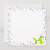 Neonballons, Tierballons danke (Rückseite)