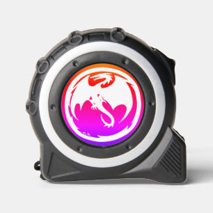 Neonband des weißen Drachen Maßband