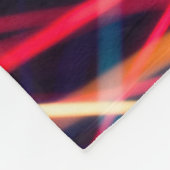 Neonbeleuchtung Textur mit langer Belichtung.abstr Fleecedecke (Ecke)